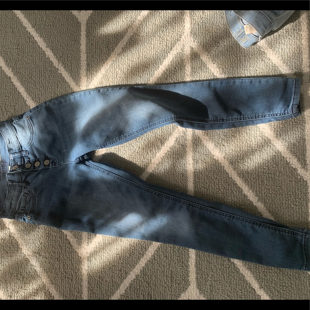 Justice dark washed jeans